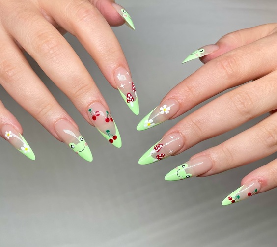 May 2024 Nails: Chic French Tips & Bold Almond Ideas