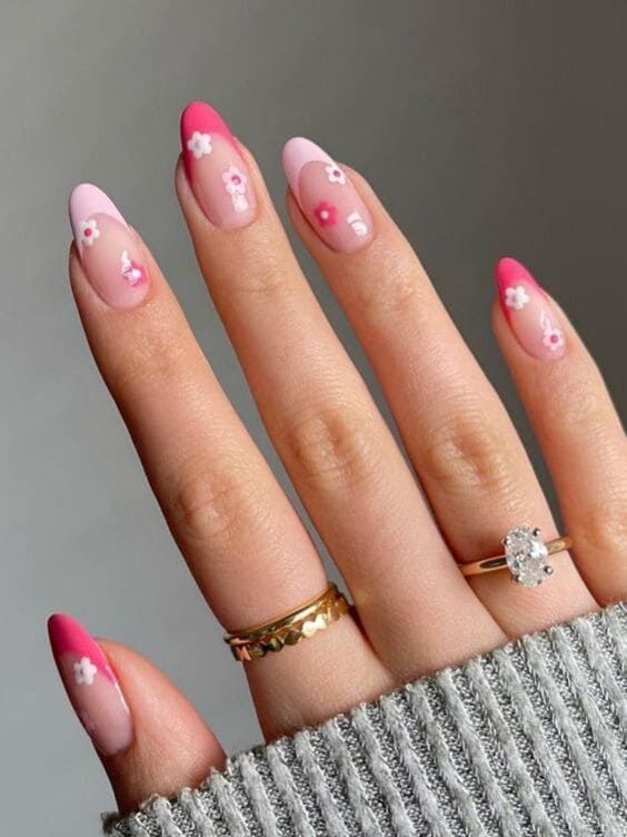 2024's Fresh French Spring Nails: Pastel, Floral & Nature-Inspired Designs